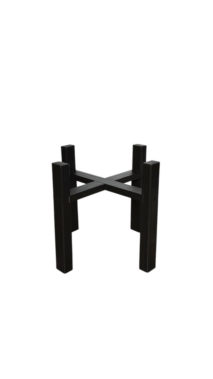 Підставка під бутель висота 29 см колір чорна