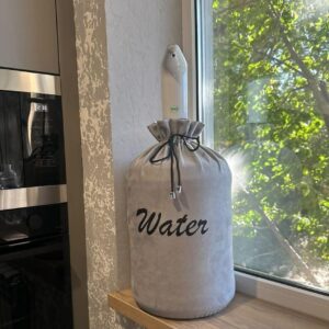 Чохол на бутель з написом