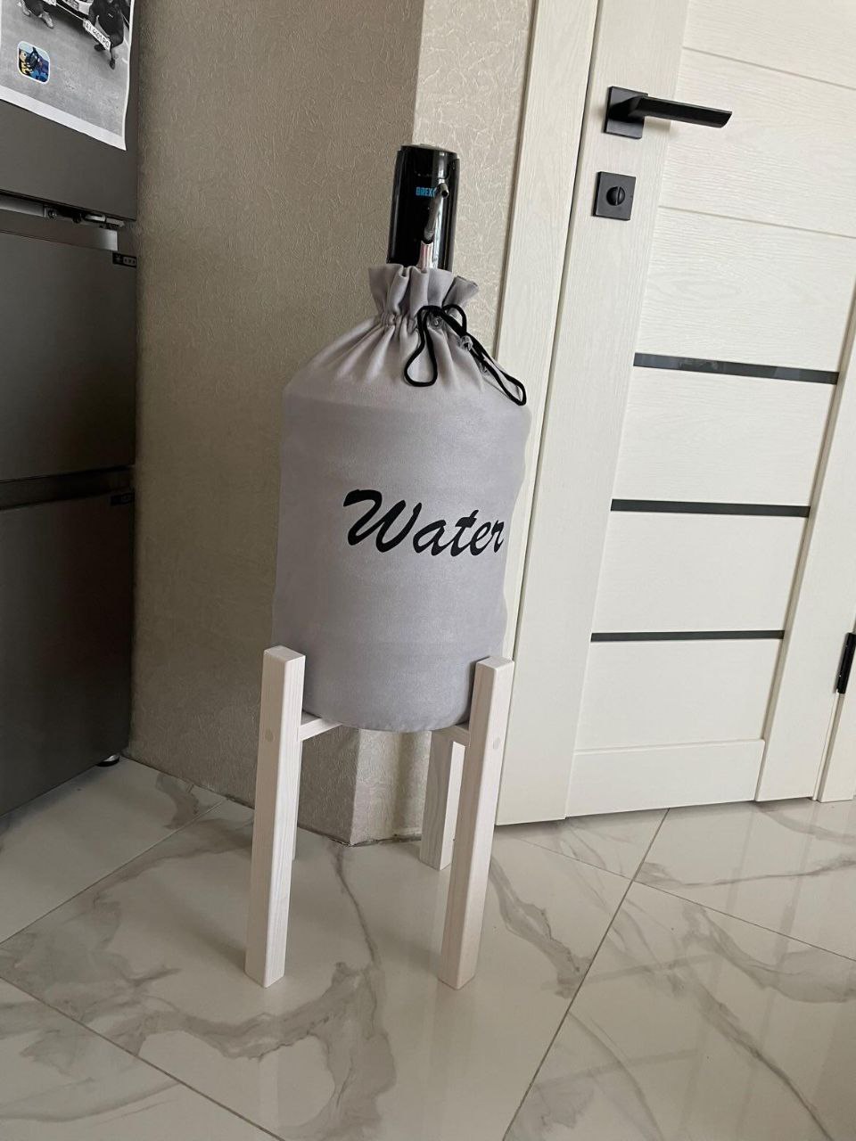 Чохол на бутель з написом