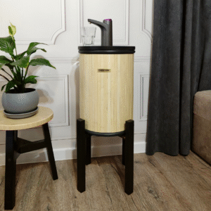 Набір: тубус бамбук, підставка 39см і помпа