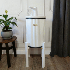 Набір: тубус білий, підставка 39см і помпа